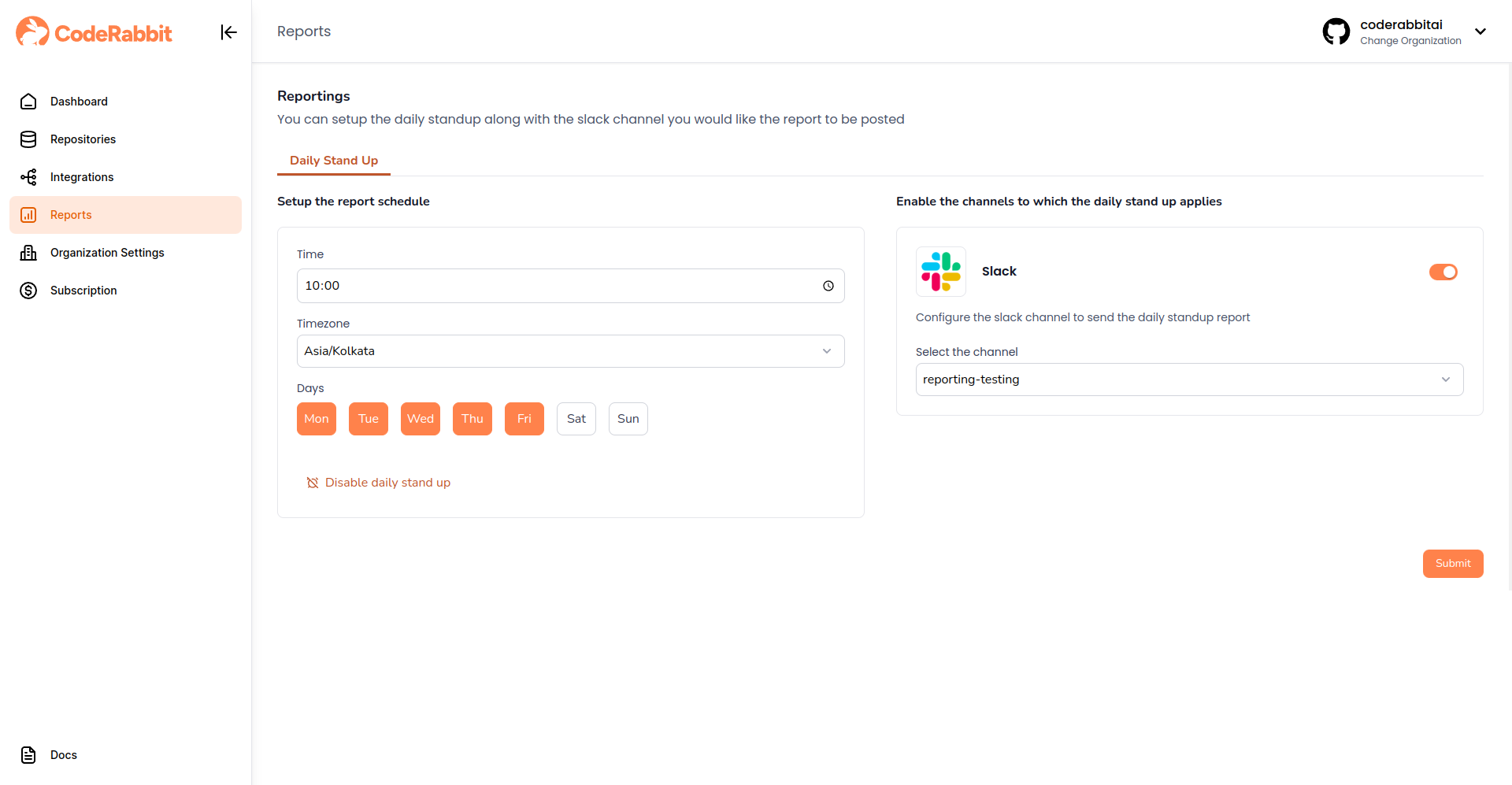 Slack Channel